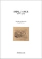 SMALL VOICE SATB choral sheet music cover